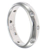 Tiffany & Co. Etoile Diamond Eternity Wedding Band Ring Platinum US6.25