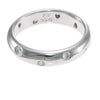 Tiffany & Co. Etoile Diamond Eternity Wedding Band Ring Platinum US6.25