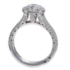 Tacori Split Shank Diamond Halo Split Shank Engagement Ring Setting 18k White Gold $7530