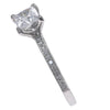 1CT Princess Diamond Tacori Sculpted Crescent Engagement Ring Setting 18k Gold