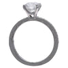 1.00CT Princess Diamond Tacori Sculpted Crescent Engagement Ring Setting 18k White Gold $2050