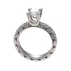 1.00CT Round Diamond Tacori Classic Crescent Engagement Ring Setting Platinum $6300