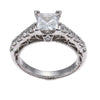 Verragio Venetian Princess Diamond Engagement Ring Setting 18k White Gold $3950