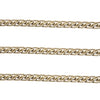 Womens Reversible Scroll Chain Link Bracelet 14k Yellow White Gold 6mm 7.25inches 5.5g