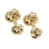 Tiffany & Co. Classic Love Knot Cufflinks Solid 14k Yellow Gold 13mm 20.2g