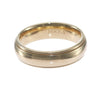 Mens Classic Comfort Milgrain Eternity Wedding Band Ring Solid 14k Yellow Gold US8.00