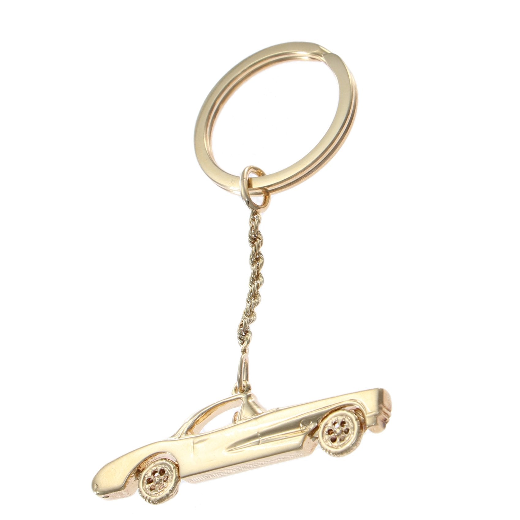 Men Metal Leather Keychain Key Chain Ring Keyfob Car Keyring Holder Braided  Rope | eBay