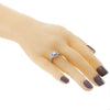 1.72CTW IGI Round Cut Cushion Halo Diamond Engagement Ring 18k White Gold I/I2