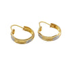 Womens Huggie Hoop Earrings 22k Yellow Gold Fine Vintage Estate Comfortable