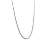 9.65CTW Round Diamond Tennis Line Necklace 14k White Gold G/SI1 16inches 3.7mm