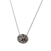 1.30CTW Oval Ruby Diamond Halo Pendant 18k White Gold Cable Link Chain Necklace