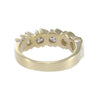 1.00CTW Round Diamond Wedding Band 14k Yellow Gold Ring Wide 5 Stone Wide 6.00