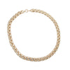 Tiffany & Co. Double Curb Chain Link Choker Necklace 14k Gold 9mm Wide 80.4g