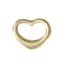 Tiffany & Co. Elsa Peretti Diamond Heart Necklace Pendant 18k Yellow Gold Small