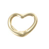 Tiffany & Co. Elsa Peretti Open Heart Necklace Pendant 18k Yellow Gold Medium
