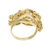 Spiral Interlocking Woven Gold Ring 14k Yellow Gold Golden Clef International