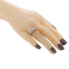 ZALES Past Present Future Diamond Halo Engagement Ring 14k White Gold 1.10CTW