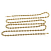 Rope Chain Link Necklace Solid 14k Yellow Gold 4mm Wide 14.8g 30.5" inch