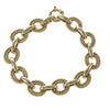 Womens Fancy Oval Cable Chain Link Bracelet 13mm 7.25inches 10.6g