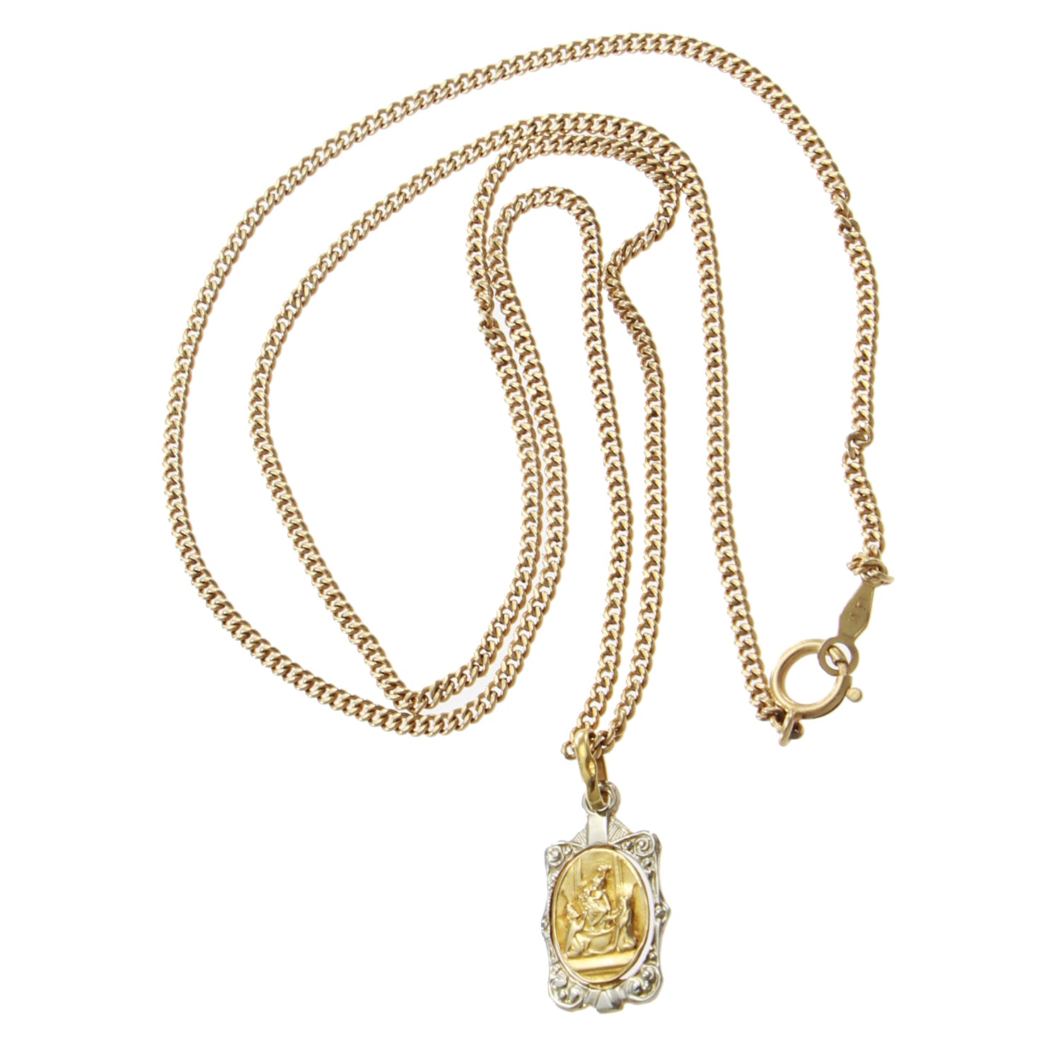L & L Nation Mens Gold Tone Large Crowned Jesus Pendant with India |  Ubuy