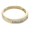 Princess Cut Diamond Wide Wedding Band Ring 18k Yellow Gold 0.90ctw 4mm US 5.5