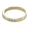 Round Cut Diamond Womens Wedding Band Ring 10k Yellow Gold 0.24ctw US 6.75 3mm