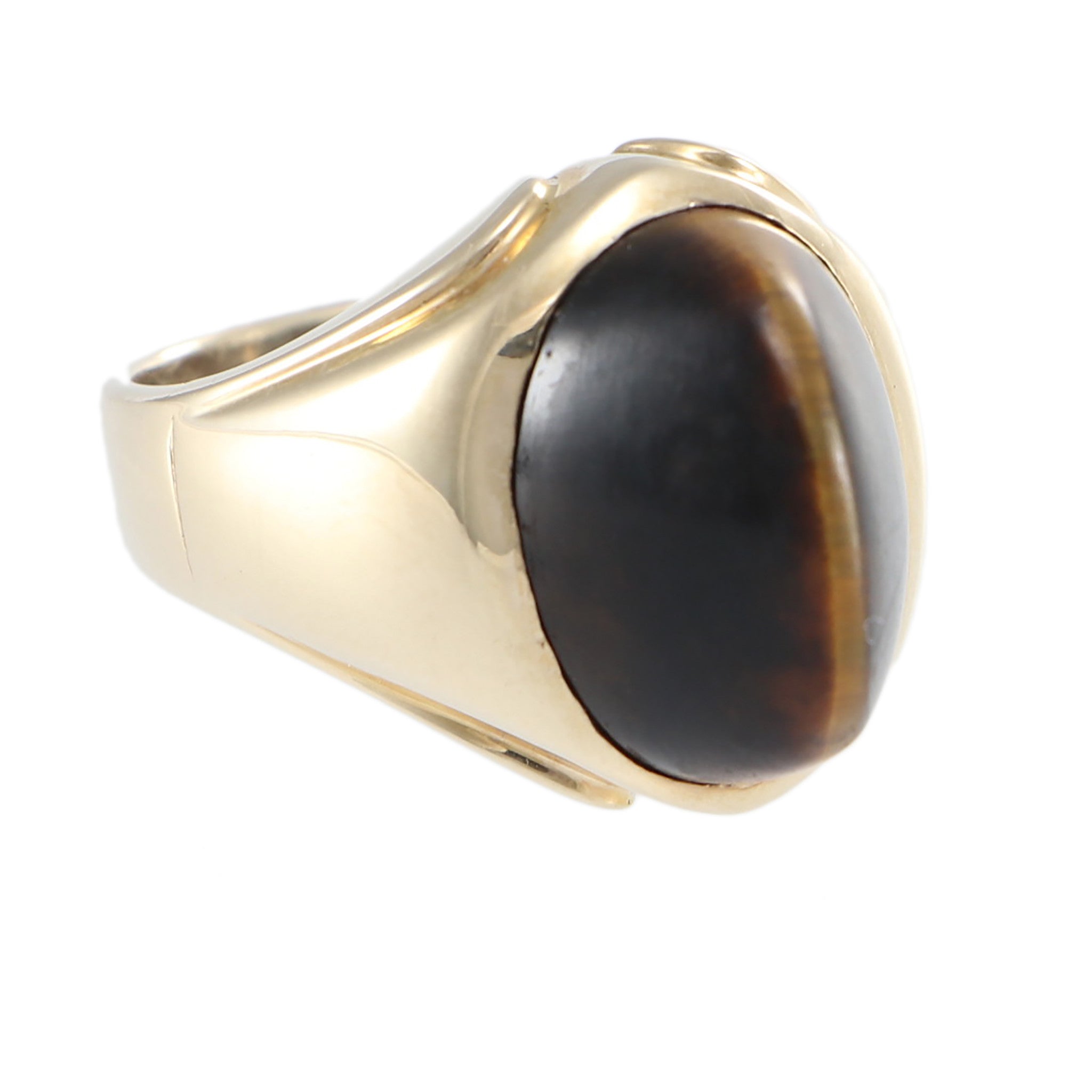Buy SIDHARTH GEMS 12.25 Ratti 11.00 Carat Cat's Eye Lehsunia Stone Ring  Gold Adjustable Ring for Men at Amazon.in