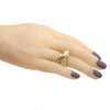 Tiger Shark Sapphire Wrap Ring 18k Yellow Gold Smooth Polished Comfortable Band