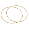Ribbed Thin Bangle Bracelet Set Of 2 or 4 Womens 14k Yellow Gold 27.4g Vintage