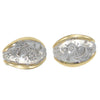 14k Yellow White Gold 0.15ctw Diamond Pave Moon Star Sun Clip Earrings