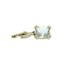 Judith Ripka Prasiolite Diamond Drop Dangle Earrings 18k Yellow Gold